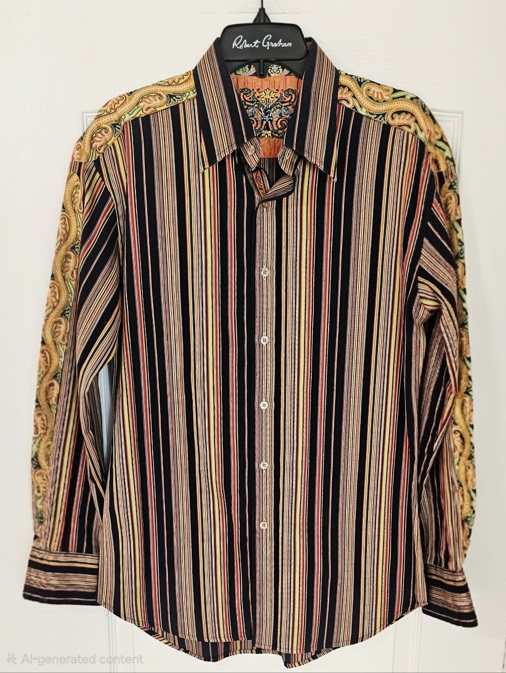 Robert Graham Shirt Size Medium(fits more like small) In Excellent Condition.